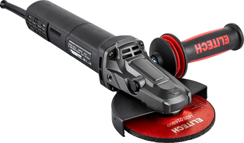Угловая шлифовальная машина ELITECH HD AG 1512E (б/щ, 125мм, 1500Вт)