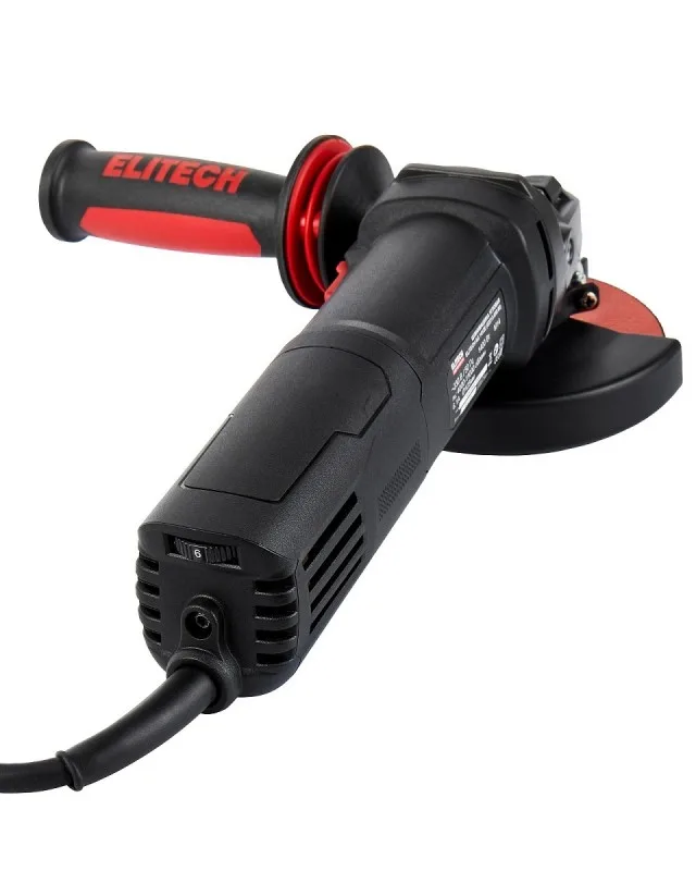 Угловая шлифовальная машина ELITECH HD AG 1412E (б/щ,125мм,1400Вт) 205374