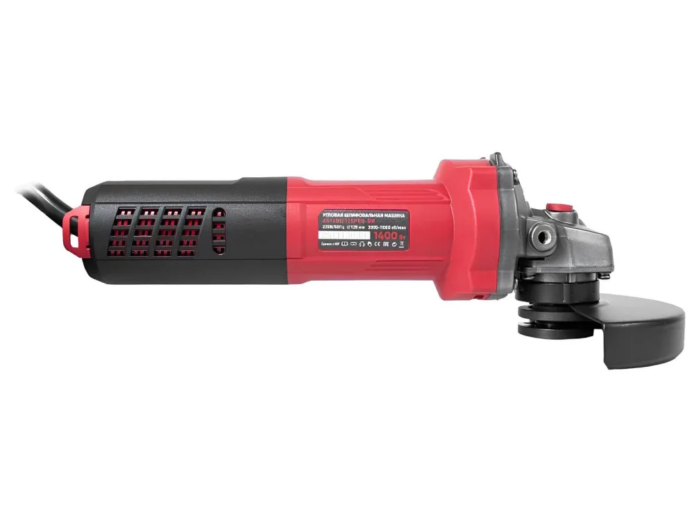Угловая шлифовальная машина NUMBER ONE AG1400/125-PRO-BR (б/щ, 1400Вт) №1