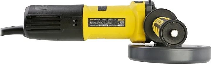 Угловая шлифовальная машина Hanskonner HAG1011 (125мм, 1100Вт, суперфланец, быстрозаж.кожух)