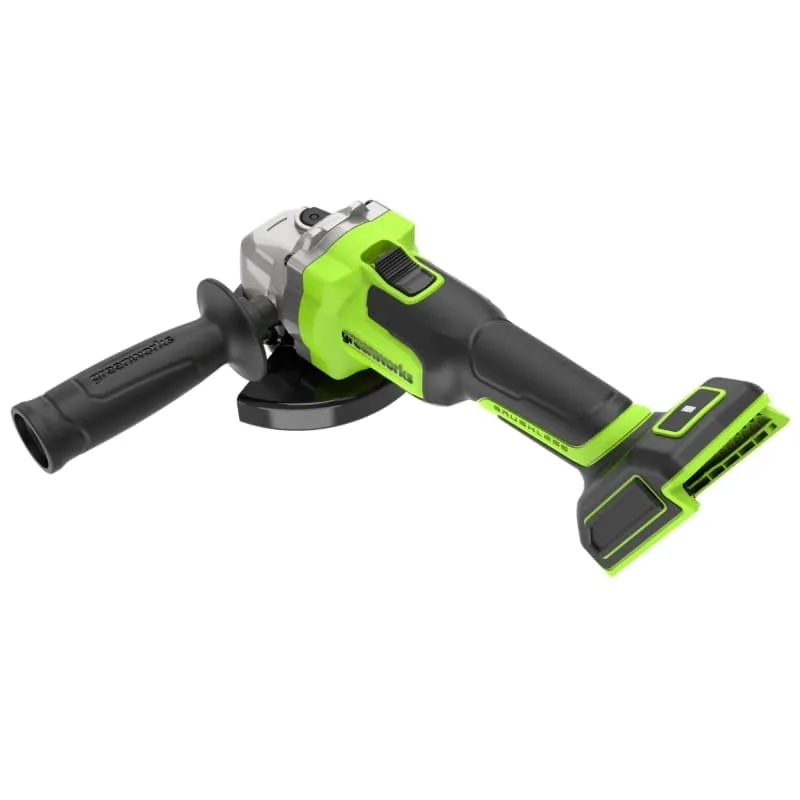 Угловая шлифовальная мащина аккум. Greenworks AG590 (24V, 125мм,1х4Ач,ЗУ,кор) 3201007CUB