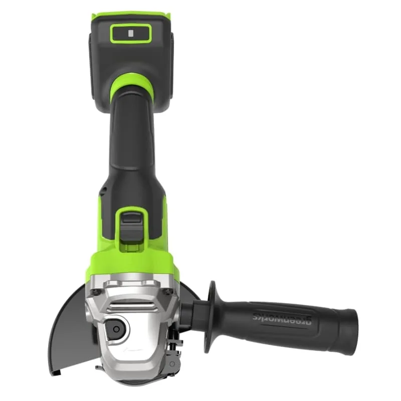 Угловая шлифовальная мащина аккум. Greenworks AG590 (24V, 125мм,1х4Ач,ЗУ,кор) 3201007CUB