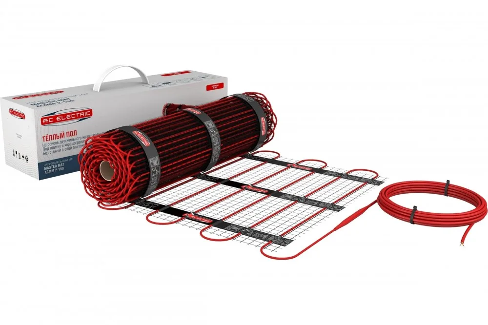 Нагревательный мат AC ELECTRIC ACMM 2-150-1,5 (комплект теплого пола)