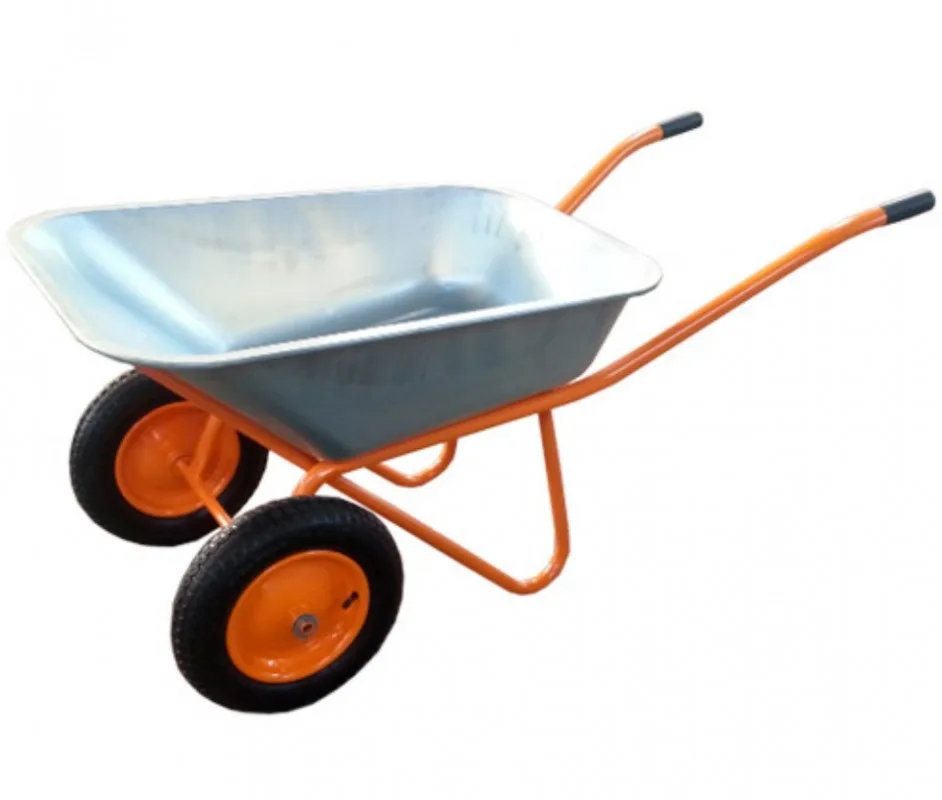 Тачка строительная 2-колесная PR16" (4,00*8) 20мм (110л, 250кг) MAWIPRO ТС-234