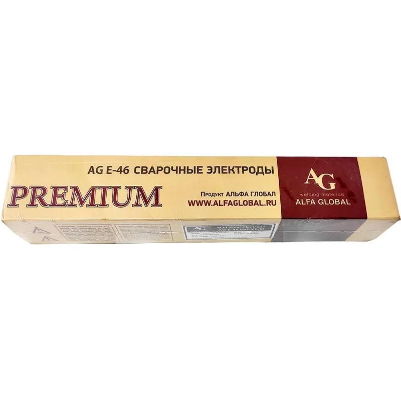 Электроды сварочные Alfa Global E-46 PREMIUM d-3,2*350 5кг