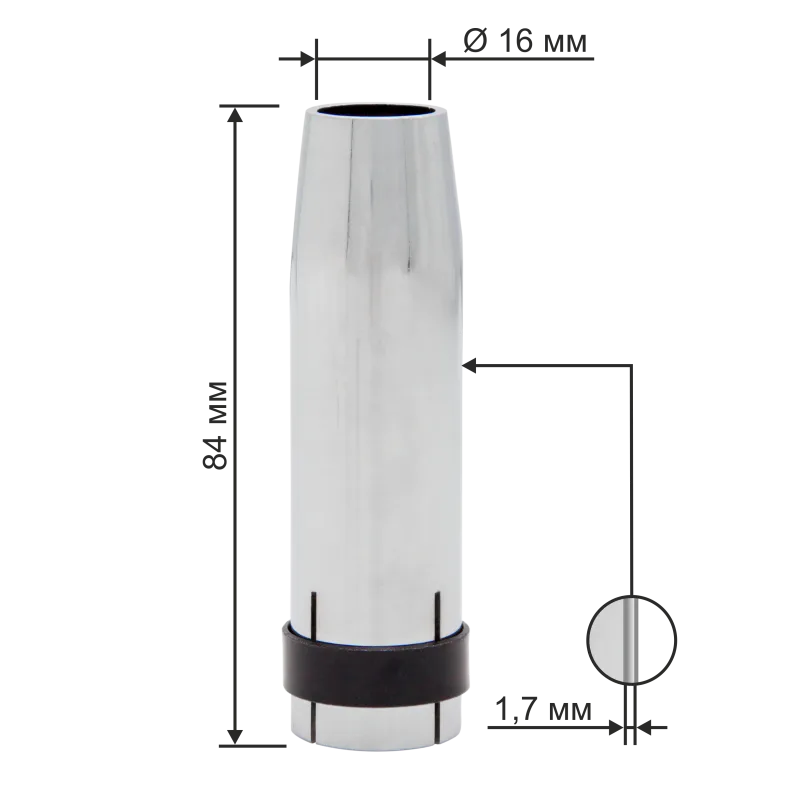 Сопло коническое d16,0мм (MW-36 Basic) BS145.0078