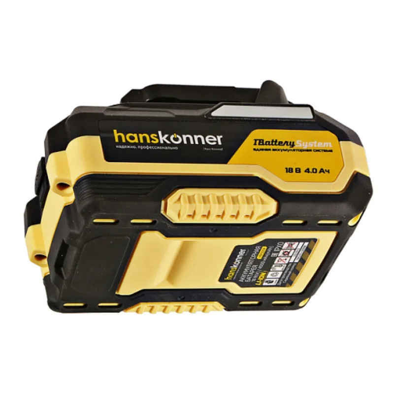 Аккумулятор Hanskonner HBP2004 PLATINUM (18В, 1BatterySystem, 4Ач, USB-разъем, блистер)