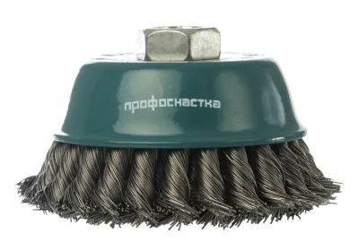 Корщетка для УШМ 100мм чашка, мягкая №25 ПрофОснастка Мастер 20102005