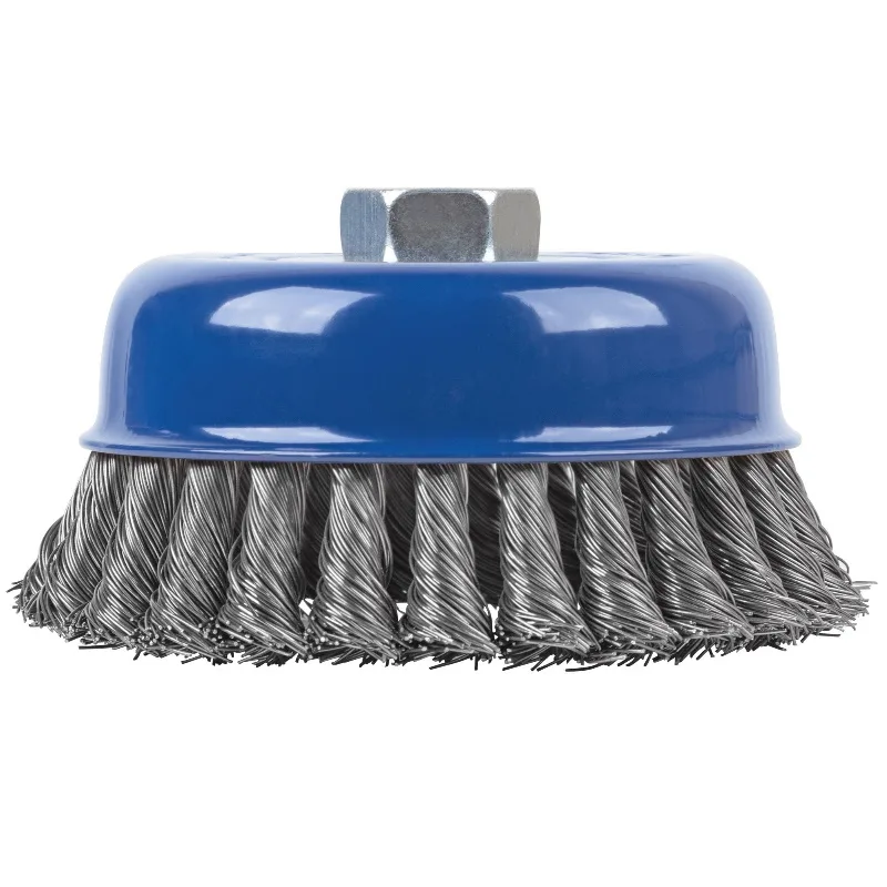 Корщетка для УШМ 125мм чашка, витая Cutop Profi 82-523