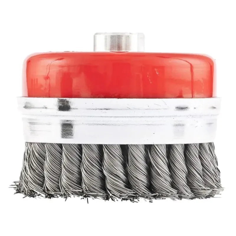 Корщетка для УШМ 100мм чашка, витая Matrix Heavy Duty 74672