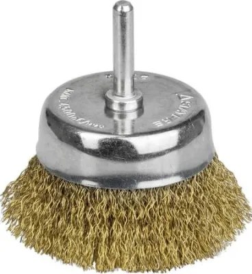 Корщетка для дрели 63мм чашка, мягкая, латунь STAYER PROFESSIONAL 35117-063_z01