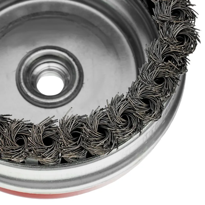 Корщетка для УШМ 125мм чашка, витая MATRIX Heavy Duty 74674