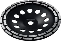 Чашка двухрядная алмазная d 230мм STAYER Double Мастер 33381-230