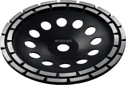 Чашка двухрядная алмазная d 230мм STAYER Double Мастер 33381-230