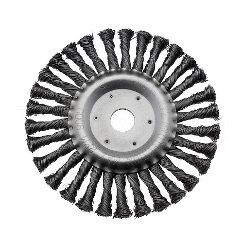 Корщетка для УШМ 180мм радиальная, витая YIDA T393043
