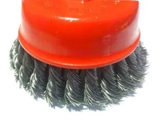 Корщетка для УШМ 100мм чашка, витая YIDA T388917