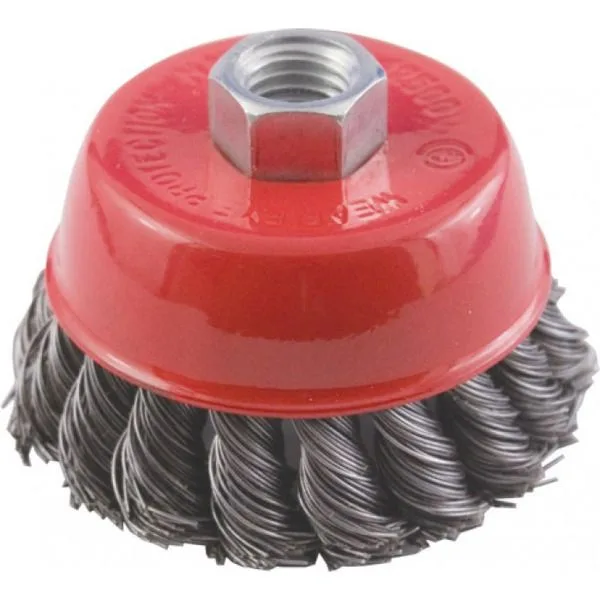 Корщетка для УШМ 125мм чашка, витая SEB 510XM-B12501
