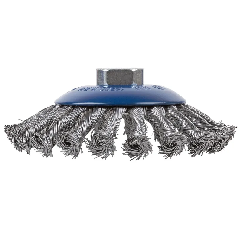 Корщетка для УШМ 125мм коническая, витая Cutop Profi 82-530