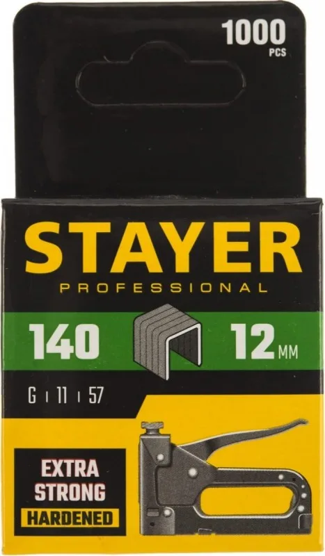 Скобы №12 для степлера тип 140 STAYER 31610-12