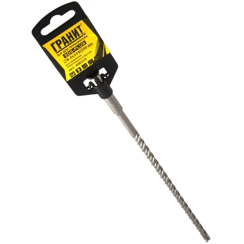 Бур SDS-PLUS ГРАНИТ 8*310/250 448310