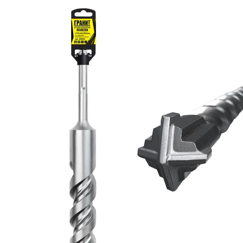 Бур SDS-MAX ГРАНИТ 55*920/800 855920