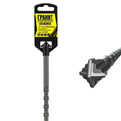 Бур SDS-PLUS ГРАНИТ 12*1000/950 412100
