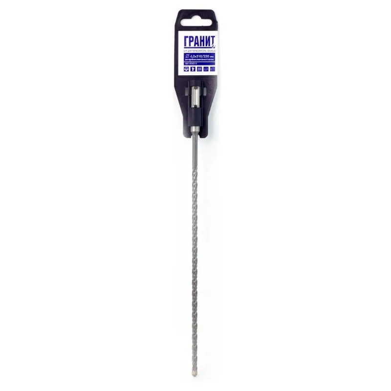 Бур SDS-PLUS ГРАНИТ 6*310/250 406310