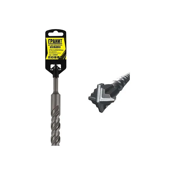 Бур SDS-PLUS ГРАНИТ 26*600/550 426600