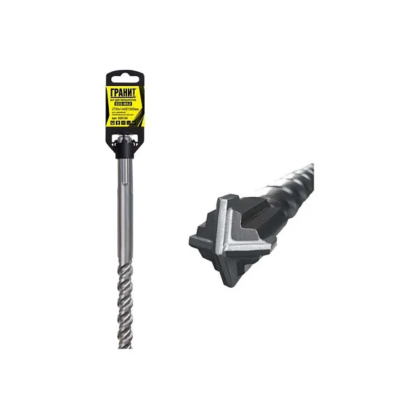 Бур SDS-MAX ГРАНИТ 20*1340/1200 Quardro-Х 820134