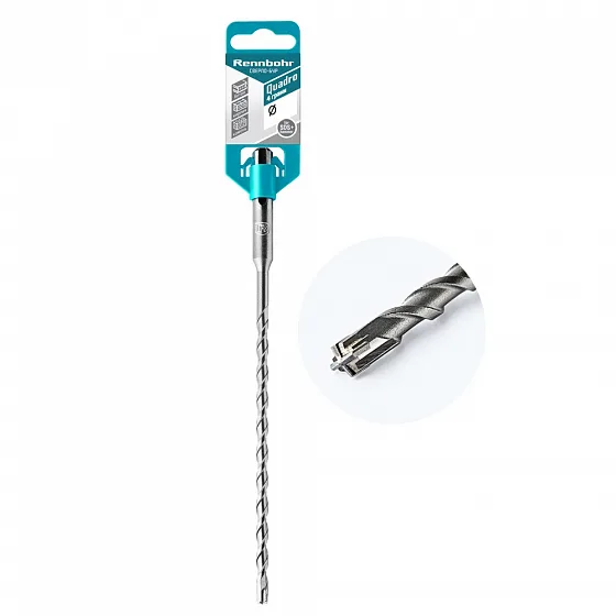 Бур SDS+ Rennbohr Quadro 4 грани 32*460