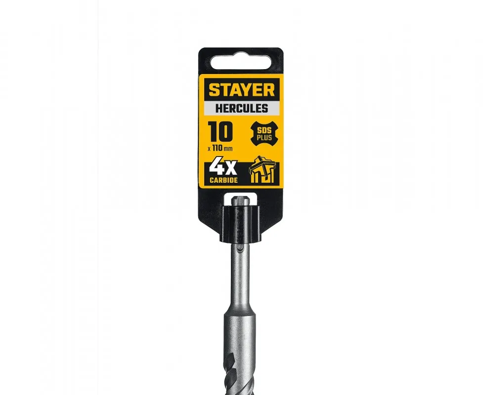Бур 10*110мм SDS-plus STAYER HERCULES-4X 29290-110-10