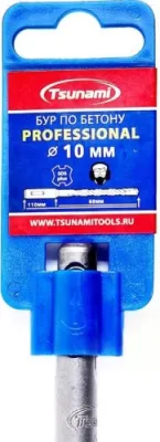 Бур по бетону 10*110 SDS-plus PROFESSIONAL TSUNAMI