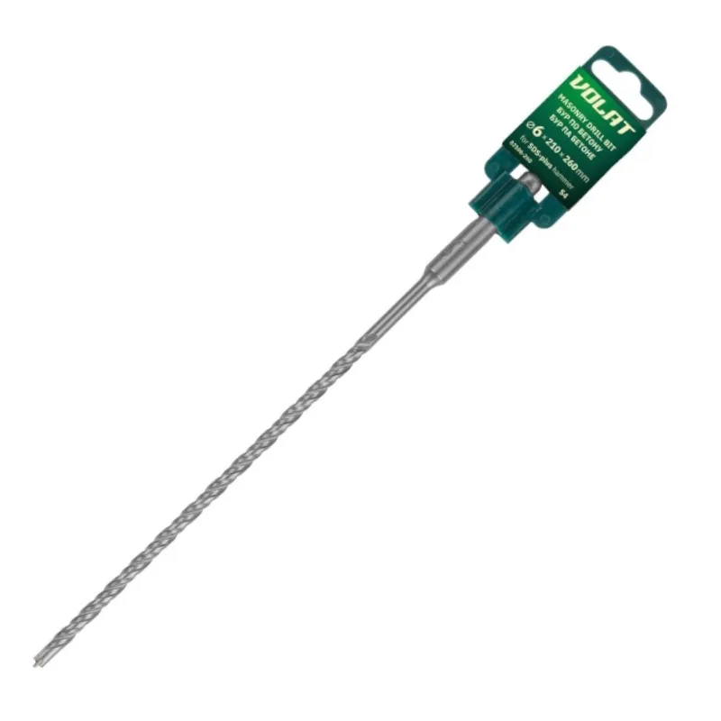 Бур 6*260/210мм SDS-plus S4 ВОЛАТ 82106-260