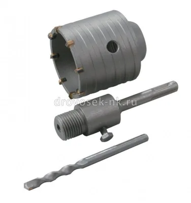 Коронка в сборе SDS PLUS с хвост и центр.св. ГРАНИТ d82 444482