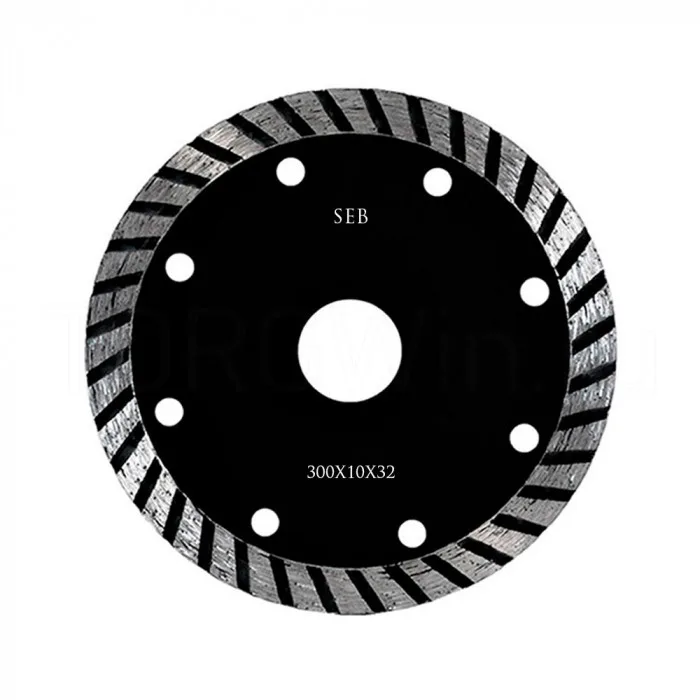 Диск алмазный 300*10*32мм турбо крупный зуб TORGWIN T341854 SEB 106AG-SEB30032DT