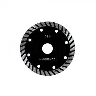 Диск алмазный 125*10*22,23 турбо крупный зуб SEB 106AG-SEB12522DT