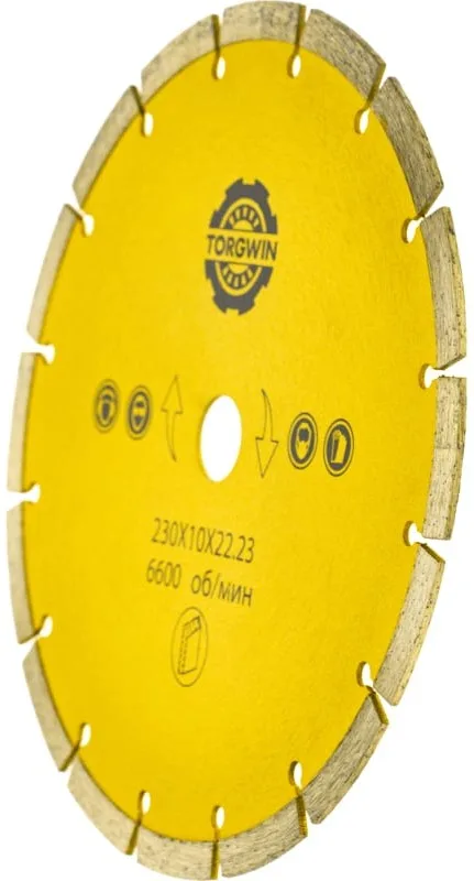 Диск алмазн "TORGWIN" сегмент HOT PRESS 230*10*22,23 T567094