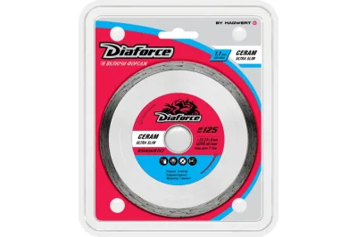 Диск алмазный 125*22,23*6*1.1 мм DIAFORCE CERAM ULTRA SLIM