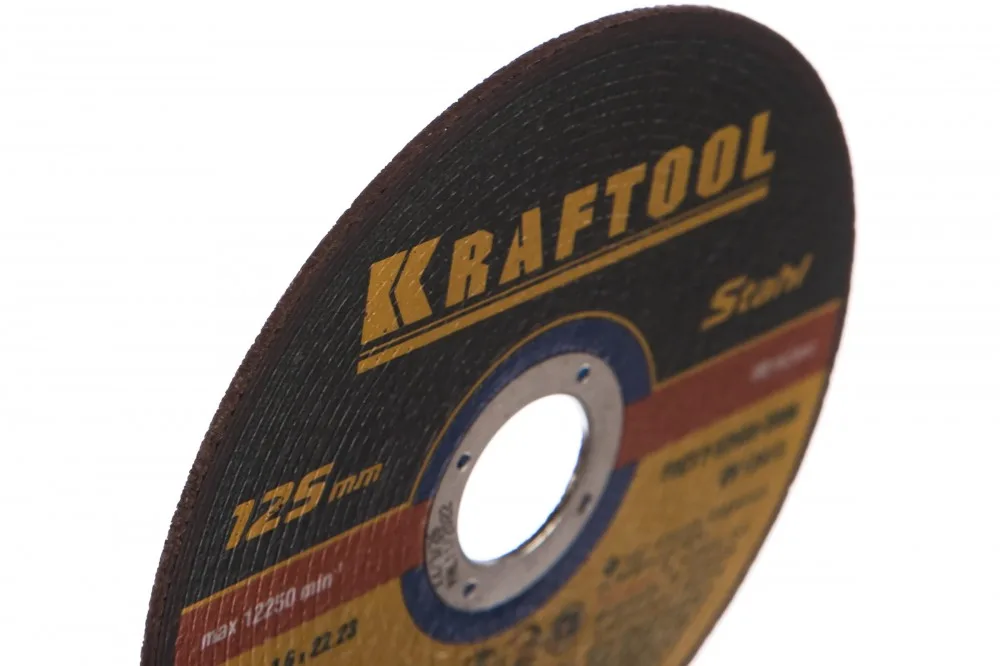 Круг отрезной по металлу 125*1,6мм KRAFTOOL 36250-125-1.6
