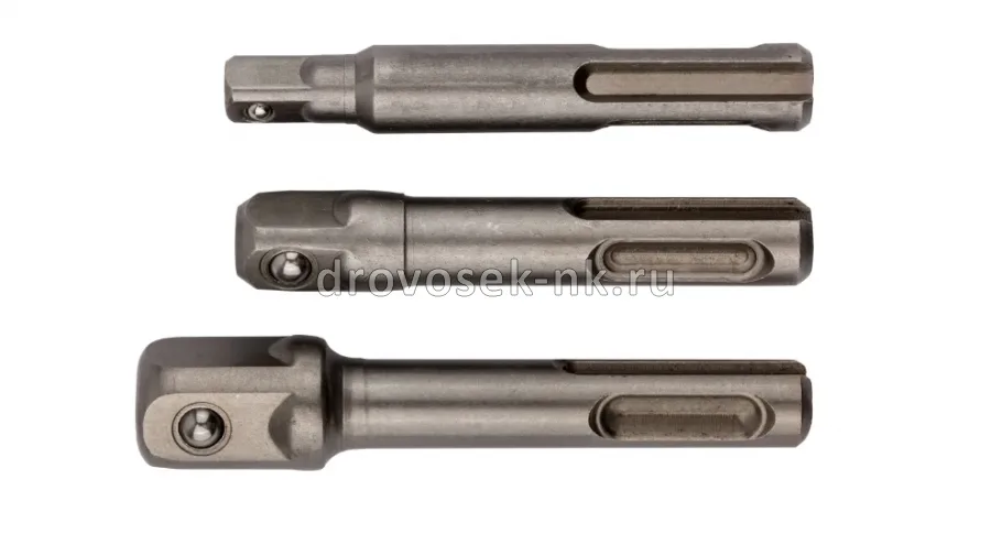 Набор адаптеров под головки с хв SDS+ (3шт) FIT 57955