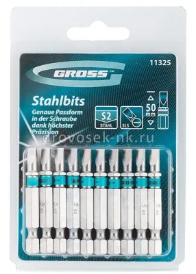 Бита SL5,0*50 сталь S2 GROSS 11325