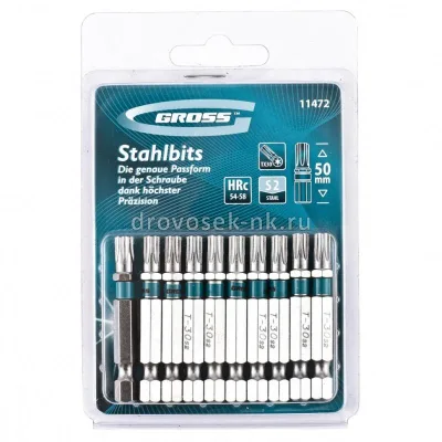 Бита TORX 30*50 сталь S2 GROSS 11472