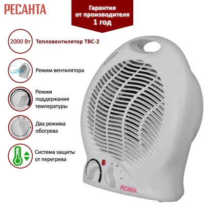 Тепловентилятор Ресанта ТВС-2 67/2/2