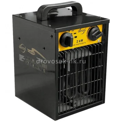 Тепловой вентилятор DENZEL FHD-5000, 5кВт, 380В, 2реж 96409