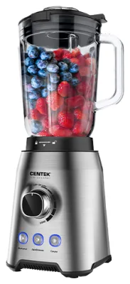 Блендер настольный Centek CT-1329  плавная рег. скорости, 3 режима, стекл стакан -1,75л