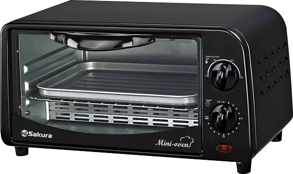 Духовка электрическая мини SA-7018B 10л 1000Вт