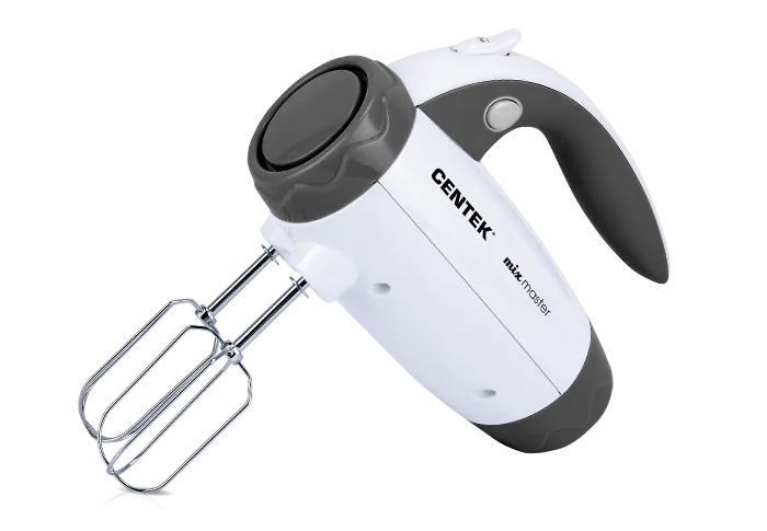 Миксер Centek CT-1114 (белый/серый) 350Вт