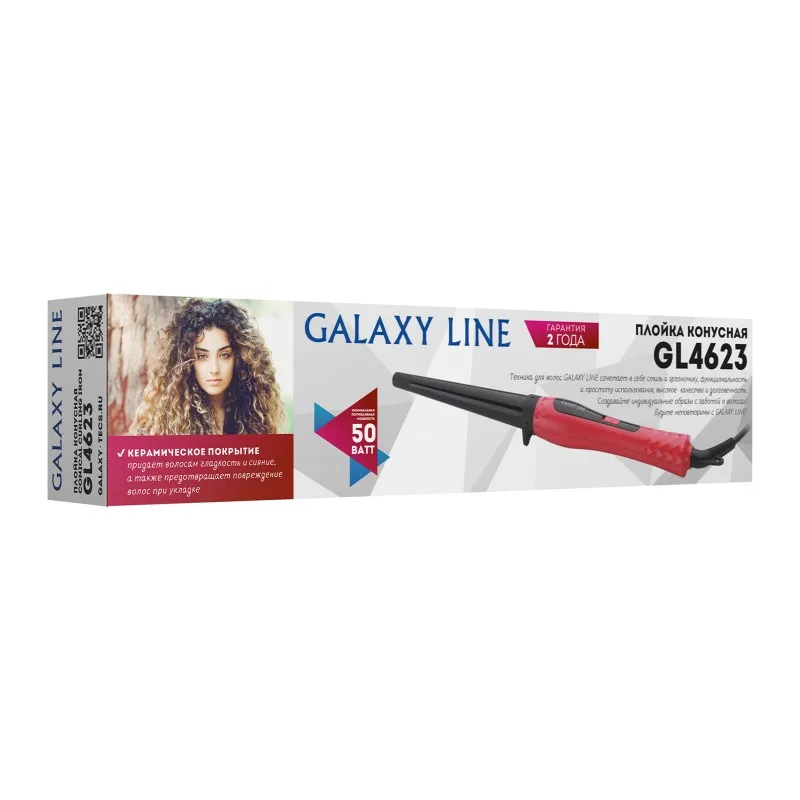 Плойка конусная Galaxy LINE GL4623 (50Вт)