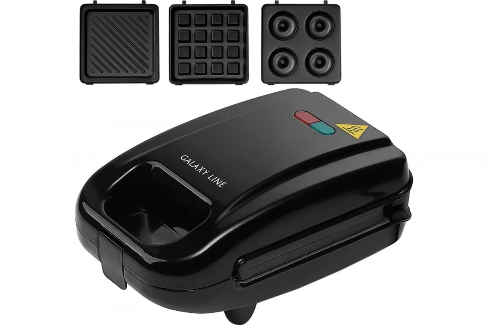 Вафельница со съемными формами Galaxy LINE GL2972 (750 Вт)