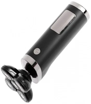Бритва Centek CT-2151 (черн) ротор 4D, ВЛАЖНОЕ БРИТЬЁ, 5 плав.голов, USB, зарядка 1 час, LiIon800мAч